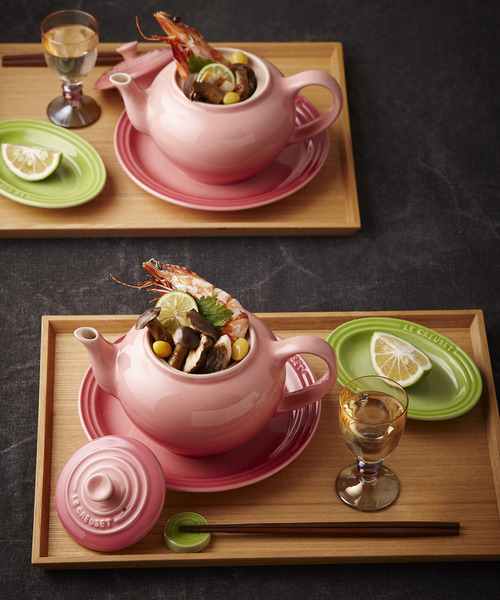 Le Creuset（ルクルーゼ）の「ティーポット＆マグ（SS）（2個入り）セット（食器・レディース・チェリーレッド/ピンク系その他/ブルー系その他/ホワイト系その他/オレンジ/ブルー系その他2/ピンク系その他2・ONE SIZE）」の8枚目の写真
