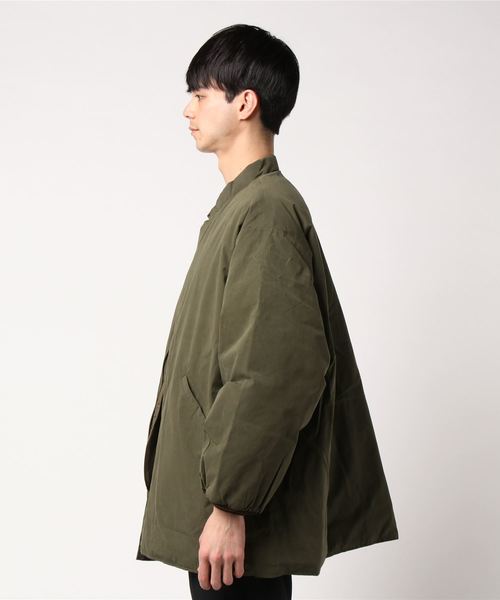 needles stand collar down coat