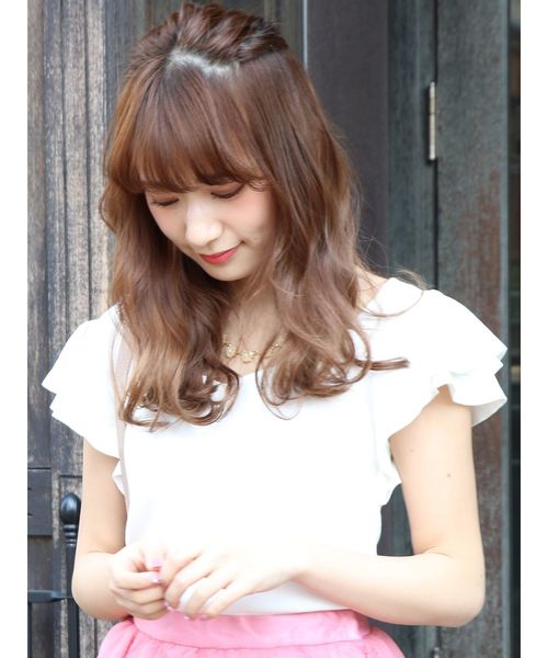 dazzlin（ダズリン）の「ハートシェイプフレア袖ニットトップス（ニット/セーター・レディース・オフホワイト/ブラック/パープル・FREE）」の7枚目の写真