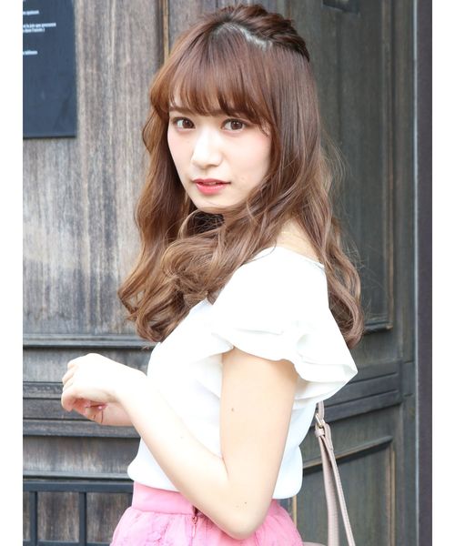 dazzlin（ダズリン）の「ハートシェイプフレア袖ニットトップス（ニット/セーター・レディース・オフホワイト/ブラック/パープル・FREE）」の8枚目の写真