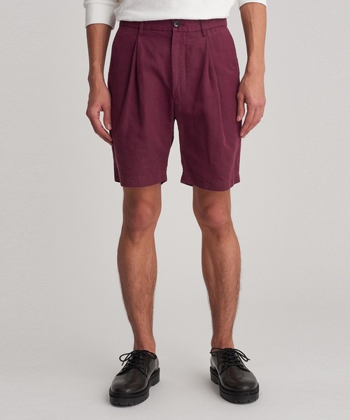 Saturdays NYC(サタデーズ ニューヨークシティ )の「Gurkha Shorts(その他パンツ・メンズ・ブラック/パープル/オリーブ・28/29/30/32/34)」の1枚目の写真