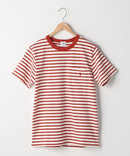 coen(コーエン)の「スラブボーダーポケットTシャツ(Tシャツ/カットソー・メンズ・オリーブ/ブラック/オレンジ/ホワイト・MEDIUM/SMALL/LARGE/X-LARGE)」の21枚目の写真
