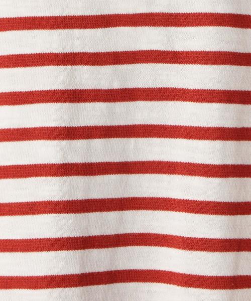 coen（コーエン）の「スラブボーダーポケットTシャツ（Tシャツ/カットソー・メンズ・ブラック/ホワイト/オリーブ/オレンジ・MEDIUM/X-LARGE/LARGE/SMALL）」の21枚目の写真