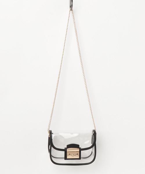 WEGO（ウィゴー）の「WEGO/チェーンミニクリアショルダーバッグ（ショルダーバッグ・レディース・その他2/その他1・FREE）」の2枚目の写真