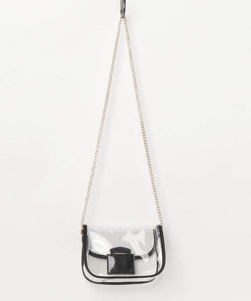 WEGO（ウィゴー）の「WEGO/チェーンミニクリアショルダーバッグ（ショルダーバッグ・レディース・その他2/その他1・FREE）」の5枚目の写真