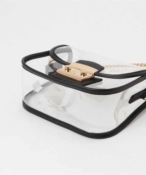 WEGO（ウィゴー）の「WEGO/チェーンミニクリアショルダーバッグ（ショルダーバッグ・レディース・その他2/その他1・FREE）」の3枚目の写真