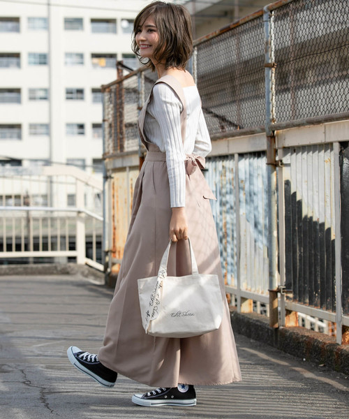 Edit Sheen（エディットシーン）の「ロゴキャンバスランチトート（トートバッグ・レディース・アイボリー/ブラック・FREE）」の12枚目の写真