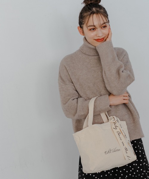 ロゴキャンバスランチトート（トートバッグ）｜Edit Sheen（エディット
