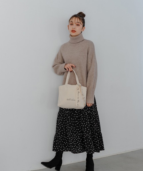 Edit Sheen（エディットシーン）の「ロゴキャンバスランチトート（トートバッグ・レディース・アイボリー/ブラック・FREE）」の20枚目の写真