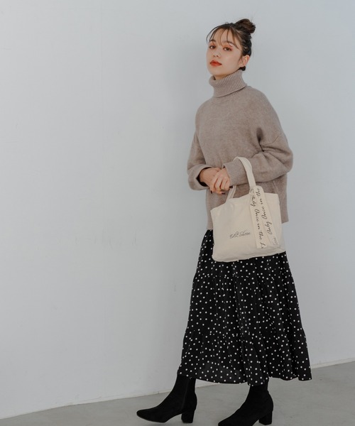 Edit Sheen（エディットシーン）の「ロゴキャンバスランチトート（トートバッグ・レディース・アイボリー/ブラック・FREE）」の19枚目の写真