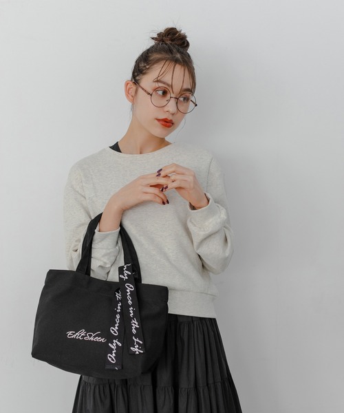 ロゴキャンバスランチトート（トートバッグ）｜Edit Sheen（エディット