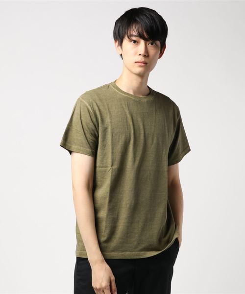 Good On（グッドオン）の「グッドオン CREWNECK TEE GOST701P（Tシャツ/カットソー・メンズ・ホワイト/ライトグレー/ブラック/ネイビー/レッド/オリーブ/サックスブルー/ピンク/イエロー/ダークブルー/ライラック/ワイン/ダークオレンジ・LL/S/M/L）」の5枚目の写真