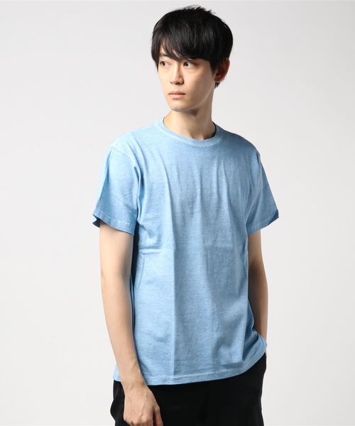 Good On（グッドオン）の「グッドオン CREWNECK TEE GOST701P（Tシャツ/カットソー・メンズ・ホワイト/ライトグレー/ブラック/ネイビー/レッド/オリーブ/サックスブルー/ピンク/イエロー/ダークブルー/ライラック/ワイン/ダークオレンジ・LL/S/M/L）」の7枚目の写真