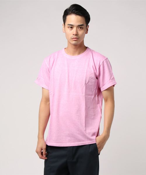 Good On（グッドオン）の「グッドオン CREWNECK TEE GOST701P（Tシャツ/カットソー・メンズ・ホワイト/ライトグレー/ブラック/ネイビー/レッド/オリーブ/サックスブルー/ピンク/イエロー/ダークブルー/ライラック/ワイン/ダークオレンジ・LL/S/M/L）」の11枚目の写真