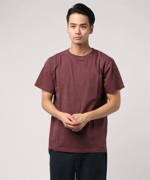 Good On（グッドオン）の「グッドオン CREWNECK TEE GOST701P（Tシャツ/カットソー・メンズ・ホワイト/ライトグレー/ブラック/ネイビー/レッド/オリーブ/サックスブルー/ピンク/イエロー/ダークブルー/ライラック/ワイン/ダークオレンジ・LL/S/M/L）」の12枚目の写真