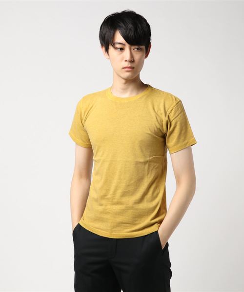 Good On（グッドオン）の「グッドオン CREWNECK TEE GOST701P（Tシャツ/カットソー・メンズ・ホワイト/ライトグレー/ブラック/ネイビー/レッド/オリーブ/サックスブルー/ピンク/イエロー/ダークブルー/ライラック/ワイン/ダークオレンジ・LL/S/M/L）」の10枚目の写真