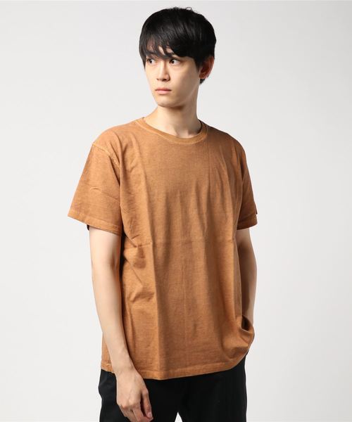 Good On（グッドオン）の「グッドオン CREWNECK TEE GOST701P（Tシャツ/カットソー・メンズ・ホワイト/ライトグレー/ブラック/ネイビー/レッド/オリーブ/サックスブルー/ピンク/イエロー/ダークブルー/ライラック/ワイン/ダークオレンジ・LL/S/M/L）」の13枚目の写真