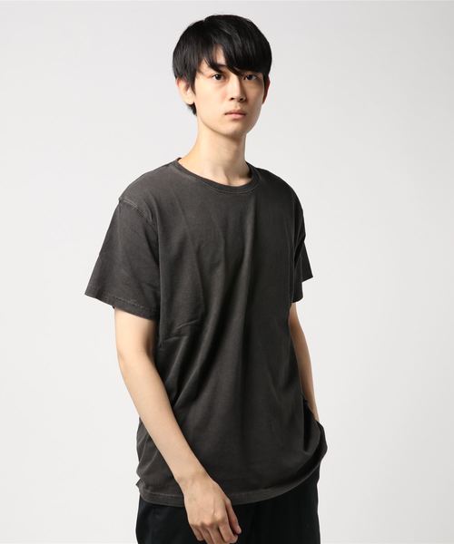 Good On（グッドオン）の「グッドオン CREWNECK TEE GOST701P（Tシャツ/カットソー・メンズ・ホワイト/ライトグレー/ブラック/ネイビー/レッド/オリーブ/サックスブルー/ピンク/イエロー/ダークブルー/ライラック/ワイン/ダークオレンジ・LL/S/M/L）」の3枚目の写真