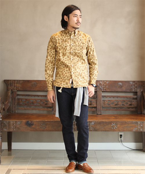BEAMS LIGHTS Men's（ビームスライツ メンズ）の「□BEAMS LIGHTS / カモフラボタンダウンシャツ（シャツ/ブラウス・メンズ・カーキ/オリーブ・SMALL/MEDIUM/LARGE/X-LARGE）」の11枚目の写真