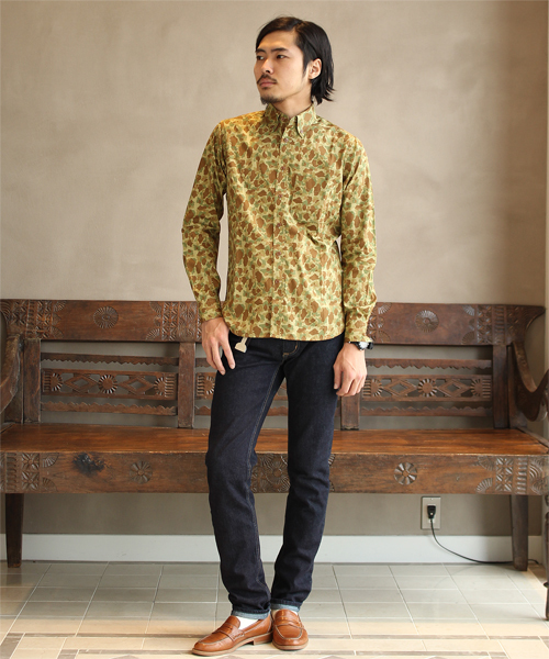 BEAMS LIGHTS Men's（ビームスライツ メンズ）の「□BEAMS LIGHTS / カモフラボタンダウンシャツ（シャツ/ブラウス・メンズ・カーキ/オリーブ・SMALL/MEDIUM/LARGE/X-LARGE）」の10枚目の写真