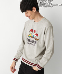 GLOBAL WORK | PEANUTSプリントスウェット/810440(スウェット)