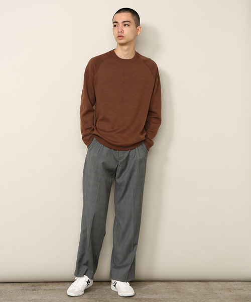 ADAM ET ROPE'(アダムエロペ)の「リバーシブルプルオーバーニット(Tシャツ/カットソー・メンズ・チャコールグレー/ネイビー/イエロー系その他3・M/L)」の16枚目の写真