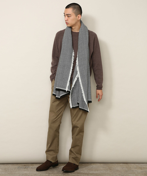ADAM ET ROPE'(アダムエロペ)の「リバーシブルプルオーバーニット(Tシャツ/カットソー・メンズ・チャコールグレー/ネイビー/イエロー系その他3・M/L)」の8枚目の写真