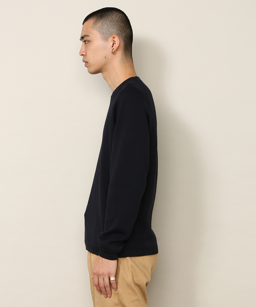ADAM ET ROPE'(アダムエロペ)の「リバーシブルプルオーバーニット(Tシャツ/カットソー・メンズ・チャコールグレー/ネイビー/イエロー系その他3・M/L)」の5枚目の写真