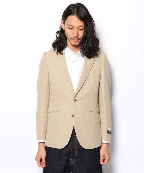 NANO universe（ナノユニバース）の「AQOIBONISTE(アクアボニスト)/ hand made S2B jaket（テーラードジャケット・メンズ・ベージュ・44/46）」の2枚目の写真