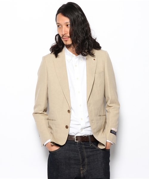 NANO universe（ナノユニバース）の「AQOIBONISTE(アクアボニスト)/ hand made S2B jaket（テーラードジャケット・メンズ・ベージュ・44/46）」の5枚目の写真