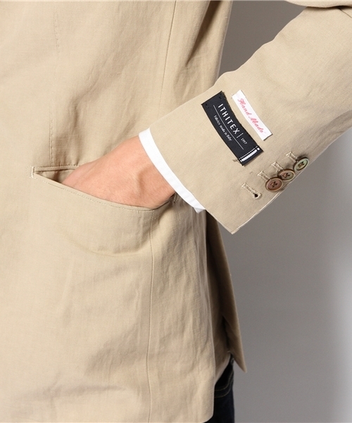 NANO universe（ナノユニバース）の「AQOIBONISTE(アクアボニスト)/ hand made S2B jaket（テーラードジャケット・メンズ・ベージュ・44/46）」の9枚目の写真