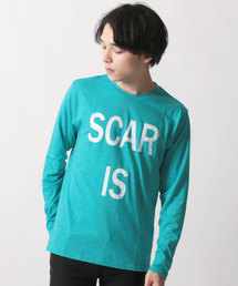 TC杢天竺プリント長袖Tシャツ ロンT カットソー