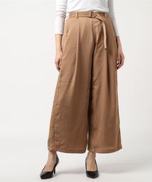 STYLEBLOCK | ダブルジョーゼットハイウエストワイドパンツ(その他パンツ)