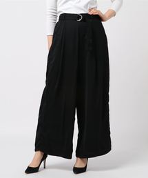 STYLEBLOCK | ダブルジョーゼットハイウエストワイドパンツ(その他パンツ)