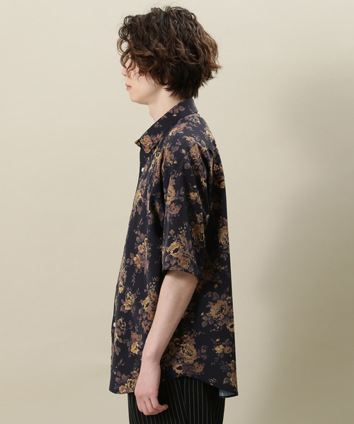 JUNRED（ジュンレッド）の「ヴィンテージフローラルビックシャツ（シャツ/ブラウス・メンズ・グレー/イエロー・S/M/L）」の7枚目の写真