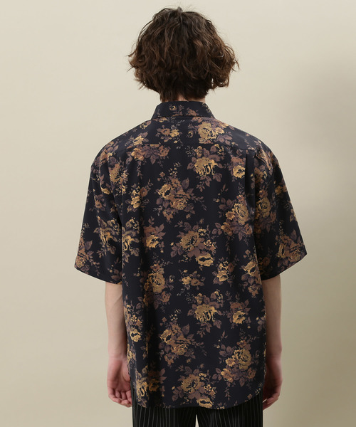 JUNRED（ジュンレッド）の「ヴィンテージフローラルビックシャツ（シャツ/ブラウス・メンズ・グレー/イエロー・S/M/L）」の8枚目の写真