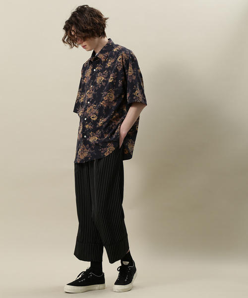 JUNRED（ジュンレッド）の「ヴィンテージフローラルビックシャツ（シャツ/ブラウス・メンズ・グレー/イエロー・S/M/L）」の5枚目の写真