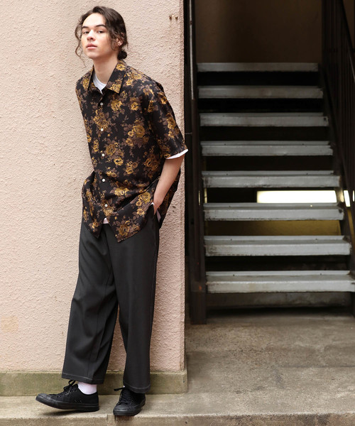 JUNRED（ジュンレッド）の「ヴィンテージフローラルビックシャツ（シャツ/ブラウス・メンズ・グレー/イエロー・S/M/L）」の15枚目の写真