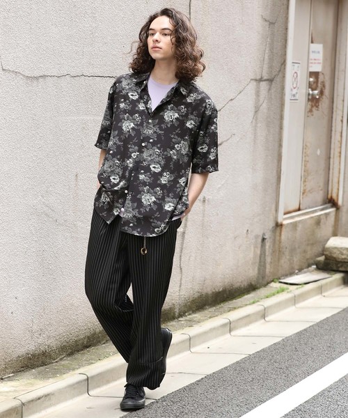 JUNRED（ジュンレッド）の「ヴィンテージフローラルビックシャツ（シャツ/ブラウス・メンズ・グレー/イエロー・S/M/L）」の16枚目の写真