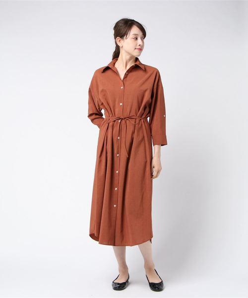 セール ロングシャツワンピース シャツワンピース Re Verofonna ヴェロフォンナ のファッション