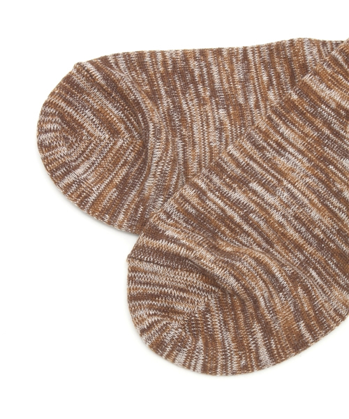 WEGO（ウィゴー）の「WEGO/アンクル杢ラインソックス（ソックス/靴下・メンズ・ブラウン・FREE）」の3枚目の写真