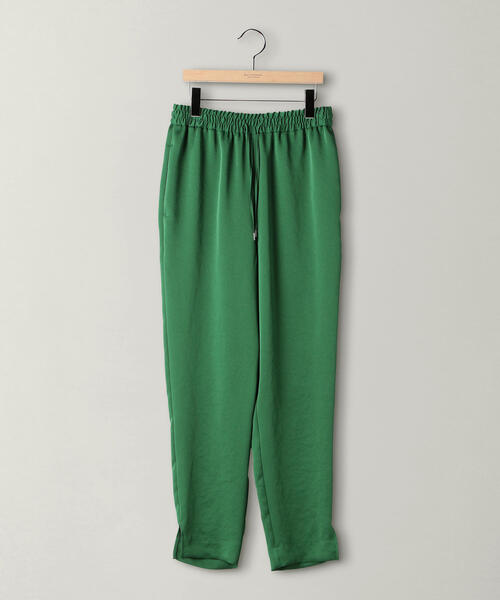 BEAUTY&YOUTH UNITED ARROWS(ビューティーアンドユースユナイテッドアローズ)の「BY サテンドローストリングスリットテーパードパンツ ◆(その他パンツ・レディース・ケリー/ベージュ/ネイビー・MEDIUM/SMALL)」の6枚目の写真