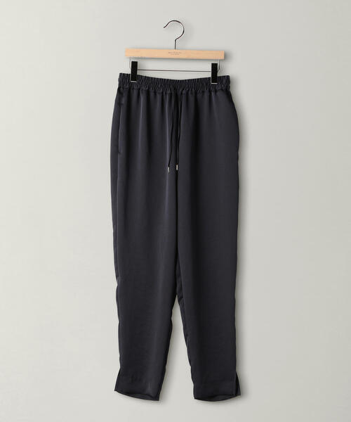 BEAUTY&YOUTH UNITED ARROWS(ビューティーアンドユースユナイテッドアローズ)の「BY サテンドローストリングスリットテーパードパンツ ◆(その他パンツ・レディース・ケリー/ベージュ/ネイビー・MEDIUM/SMALL)」の7枚目の写真