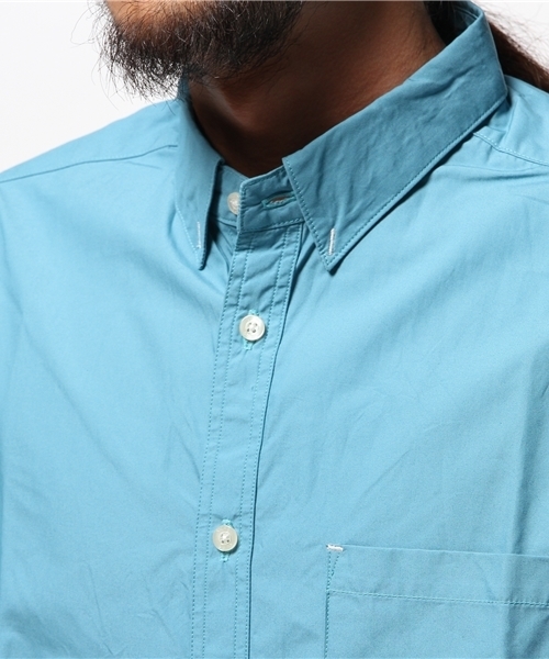 SILAS(サイラス)の「TYPEWRITER SHIRT(シャツ/ブラウス・メンズ・イエロー/ブルー/ネイビー・1/2/3)」の11枚目の写真