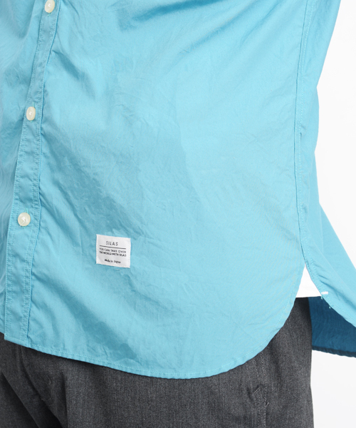 SILAS(サイラス)の「TYPEWRITER SHIRT(シャツ/ブラウス・メンズ・イエロー/ブルー/ネイビー・1/2/3)」の5枚目の写真