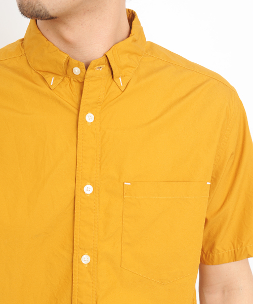 SILAS(サイラス)の「TYPEWRITER SHIRT(シャツ/ブラウス・メンズ・イエロー/ブルー/ネイビー・1/2/3)」の6枚目の写真