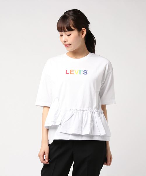Levi's（リーバイス）の「フリルロゴTシャツ（Tシャツ/カットソー・レディース・マルチ・L/M/S/XL/XS）」の8枚目の写真