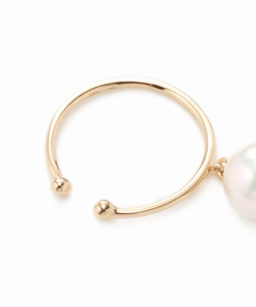 Spick & Span(スピックアンドスパン)の「※アコヤ1ツブイヤカフ K10(イヤリング・レディース・ゴールド・FREE)」の3枚目の写真