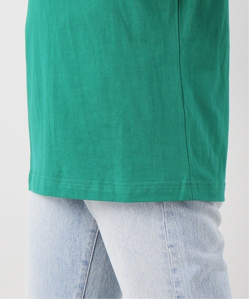 B.C STOCK(ベーセーストック)の「リンガーTシャツ(Tシャツ/カットソー・レディース・ネイビー/レッド/グリーン・FREE)」の7枚目の写真