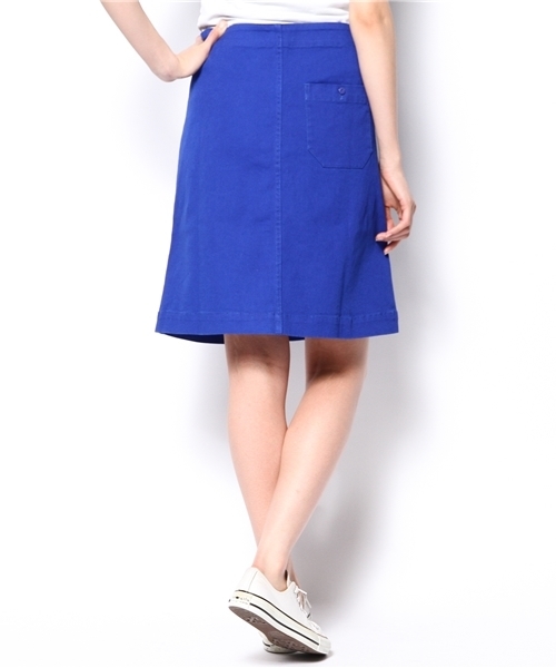 BEAMS BOY（ビームスボーイ）の「○BEAMS BOY / メディカル ミディアム スカート**（スカート・レディース・ホワイト/ブルー・ONE SIZE）」の4枚目の写真